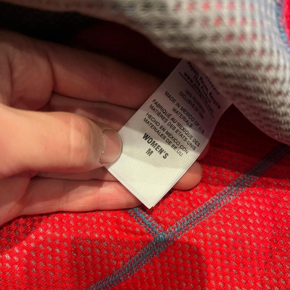 Patagonia Turquoise Deep Pile Full Zip Women’s Medium Sherpa Vest!! - Picture 5 of 5